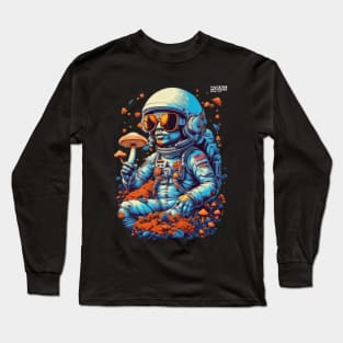 Psychedelic Dj Astronaut - Catsondrugs.com - astronaut, space, stars, galaxy, nasa, cool, planets, funny, universe, astros, astronomy, trippy, surreal, asteroidday, planet Long Sleeve T-Shirt